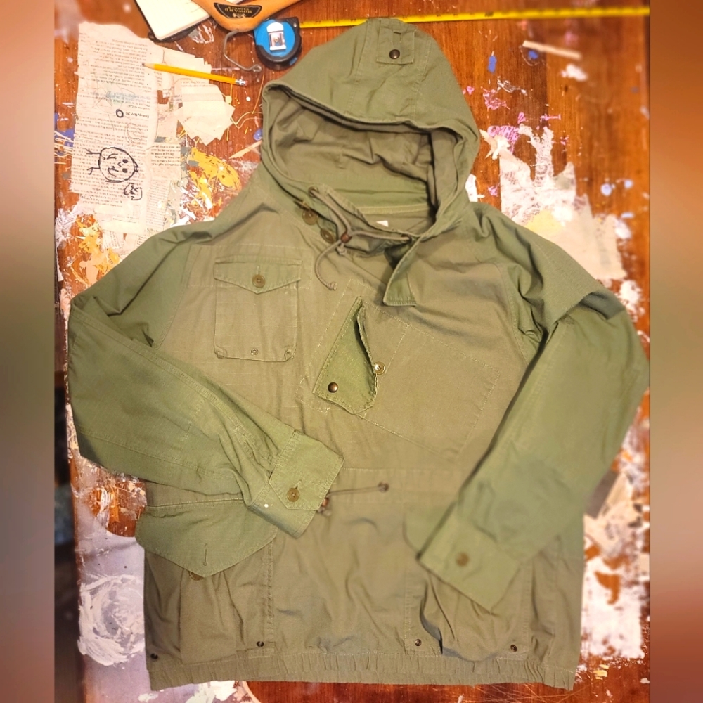 WALLACE & BARNES canoe smock Anorak Military style
